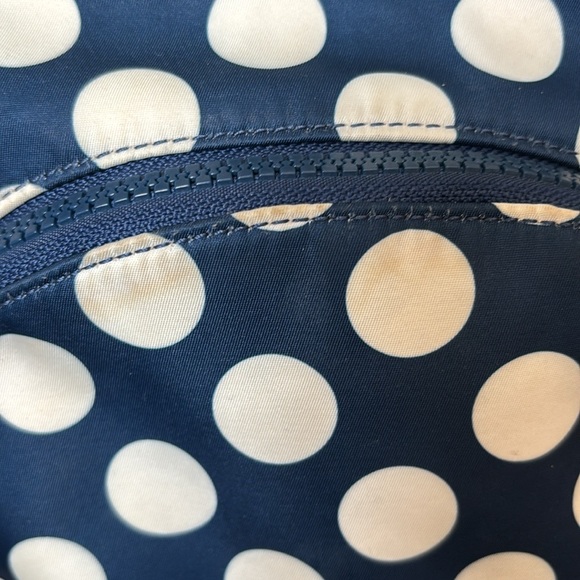 Kate Spade Navy and White Polka Dot Backpack - Picture 4 of 13